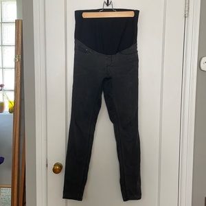 H&M, Black, maternity jeans.